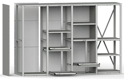 Rayonnage à tiroirs modulaire