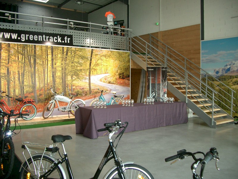 Mezzanine magasin de vélo